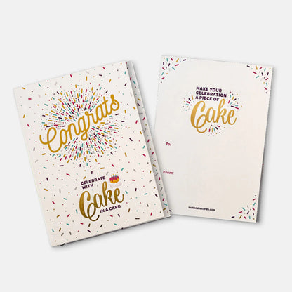 Vanilla Congrats Card