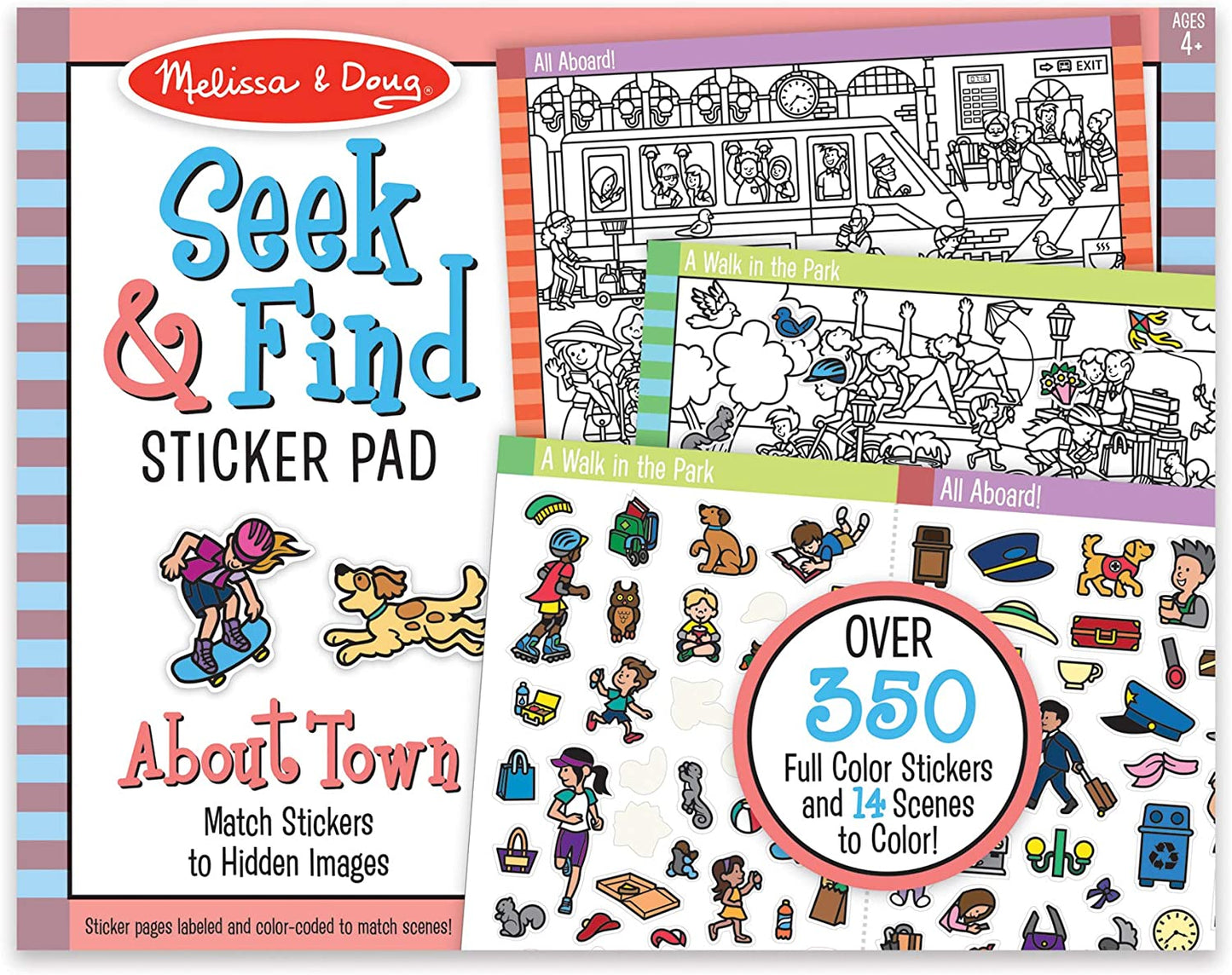 Around Town Sticker Pad