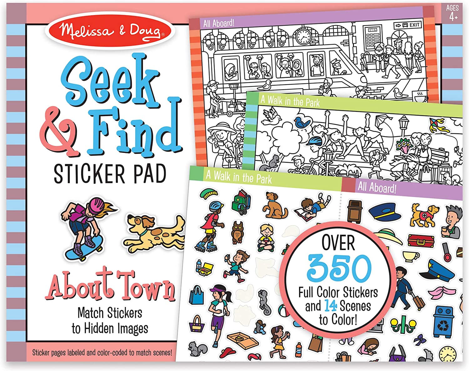 Around Town Sticker Pad