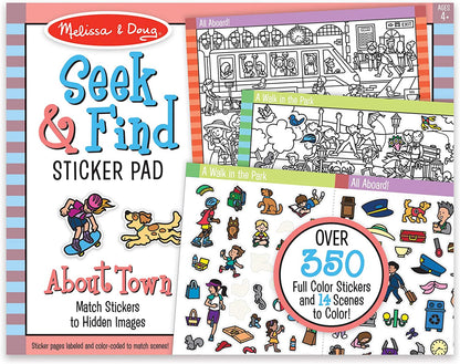 Around Town Sticker Pad