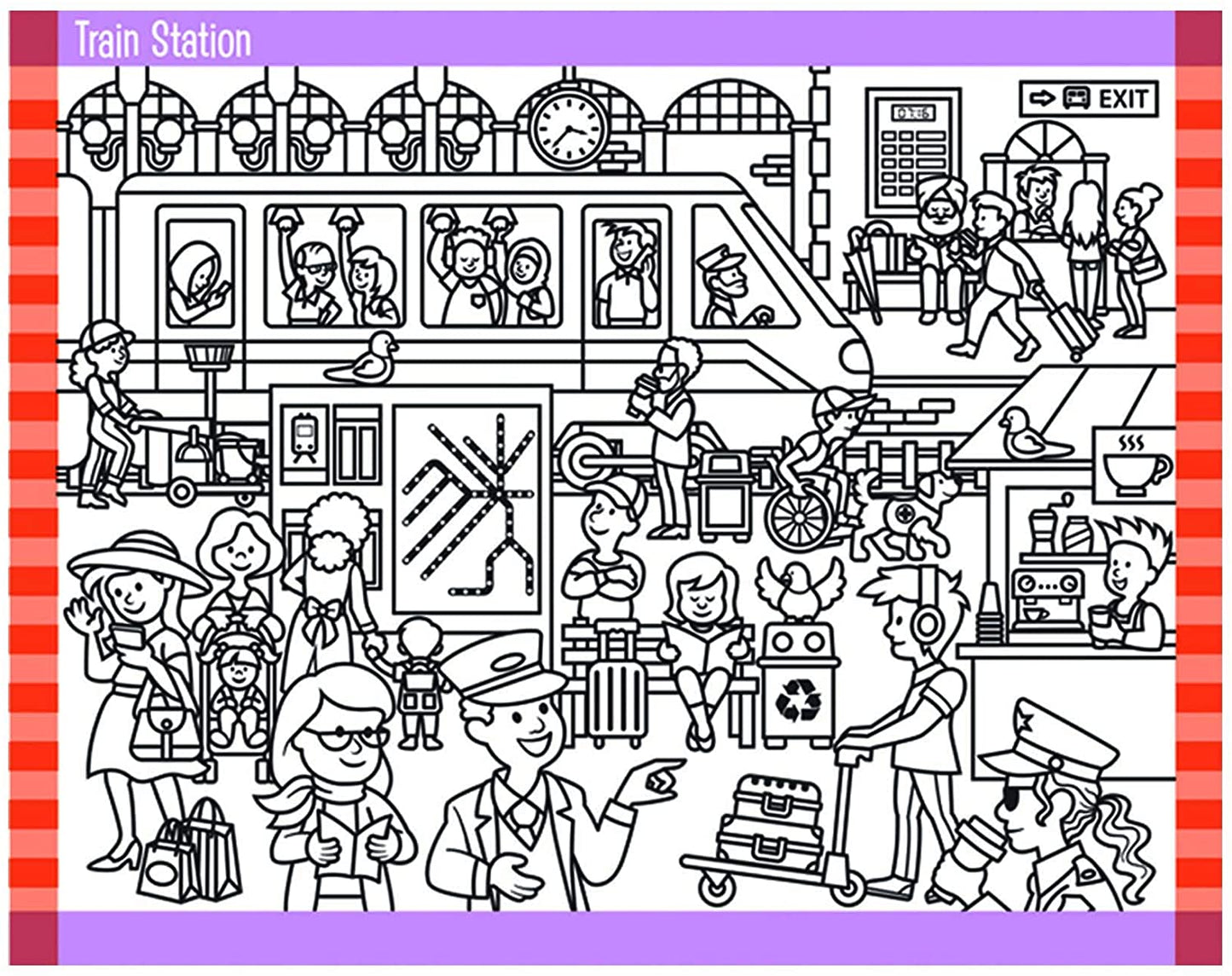 Around Town Sticker Pad
