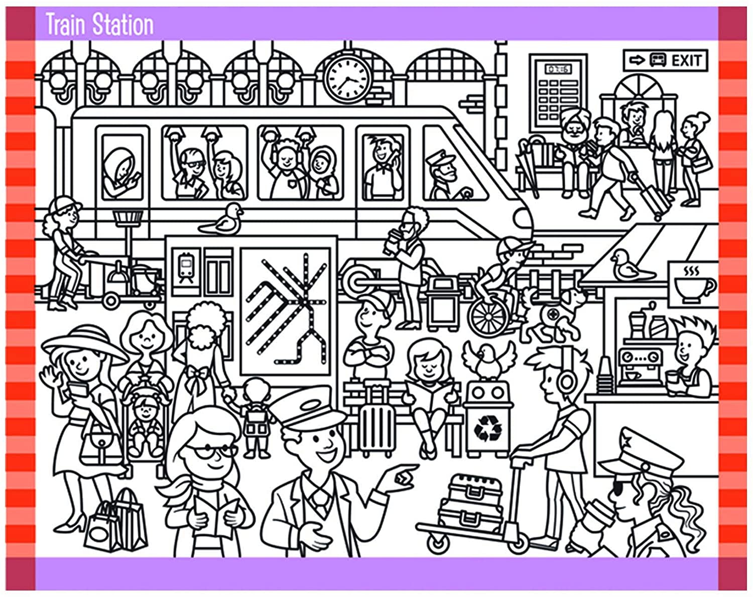 Around Town Sticker Pad