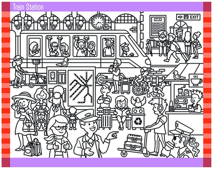 Around Town Sticker Pad