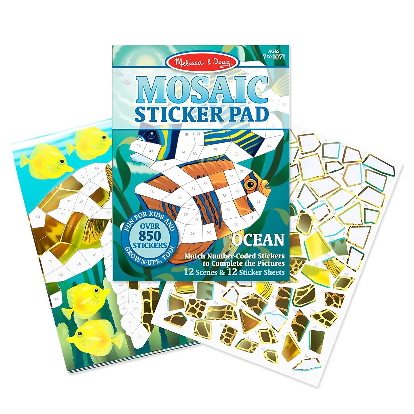 Ocean Mosaic Sticker Pad