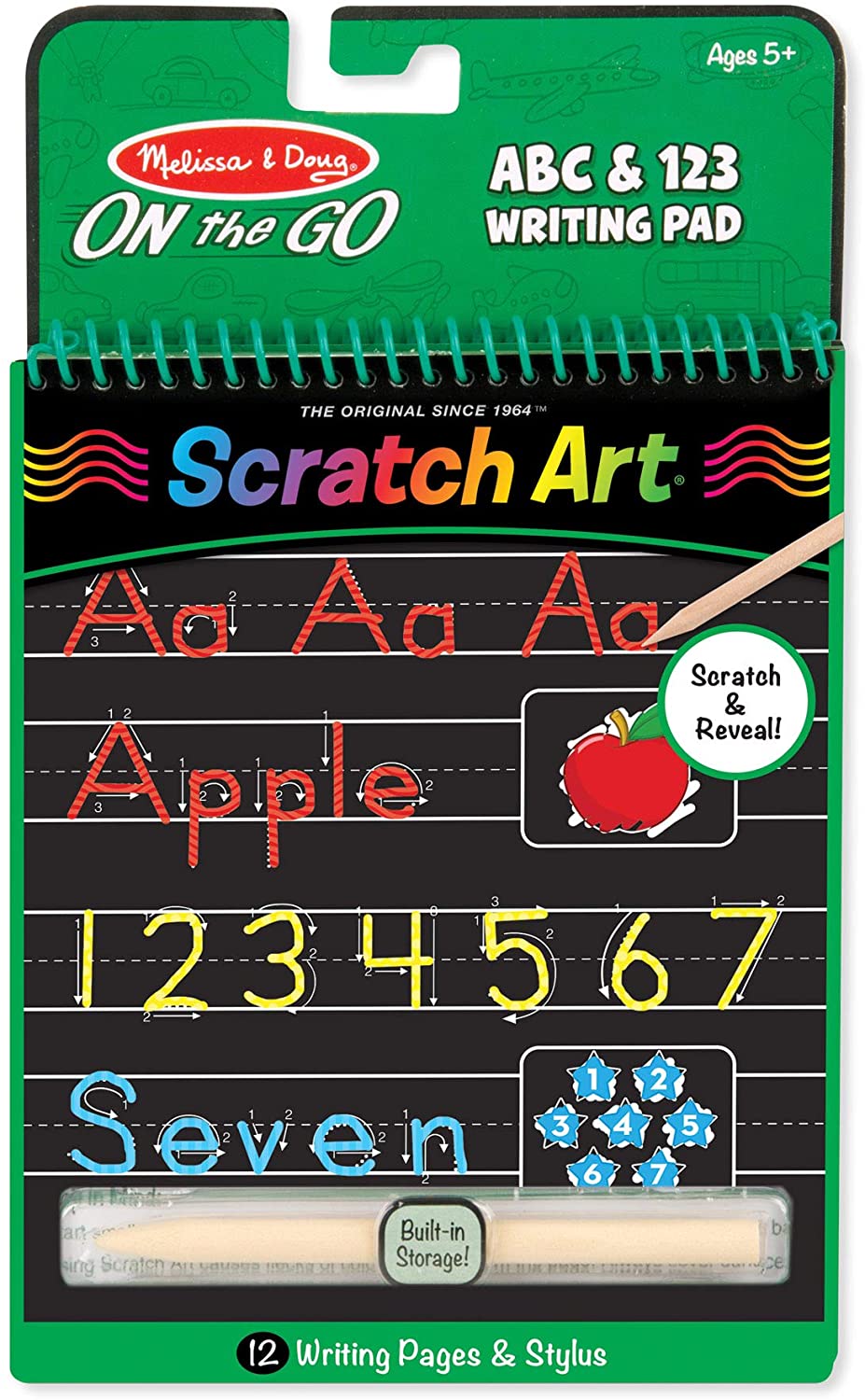 Abc 123 Scratch Art Pad