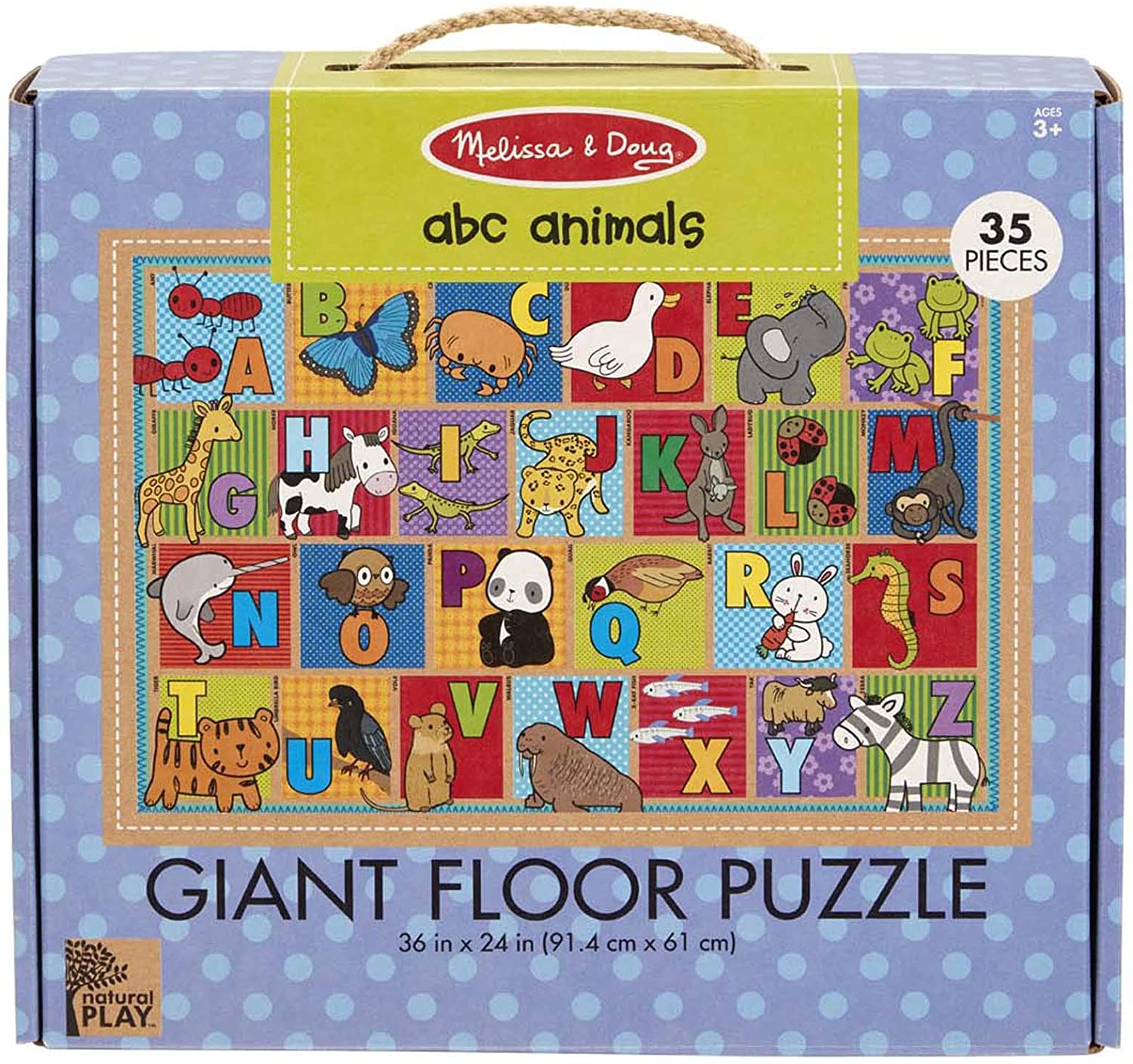 Abc Animals Floor Puzzle