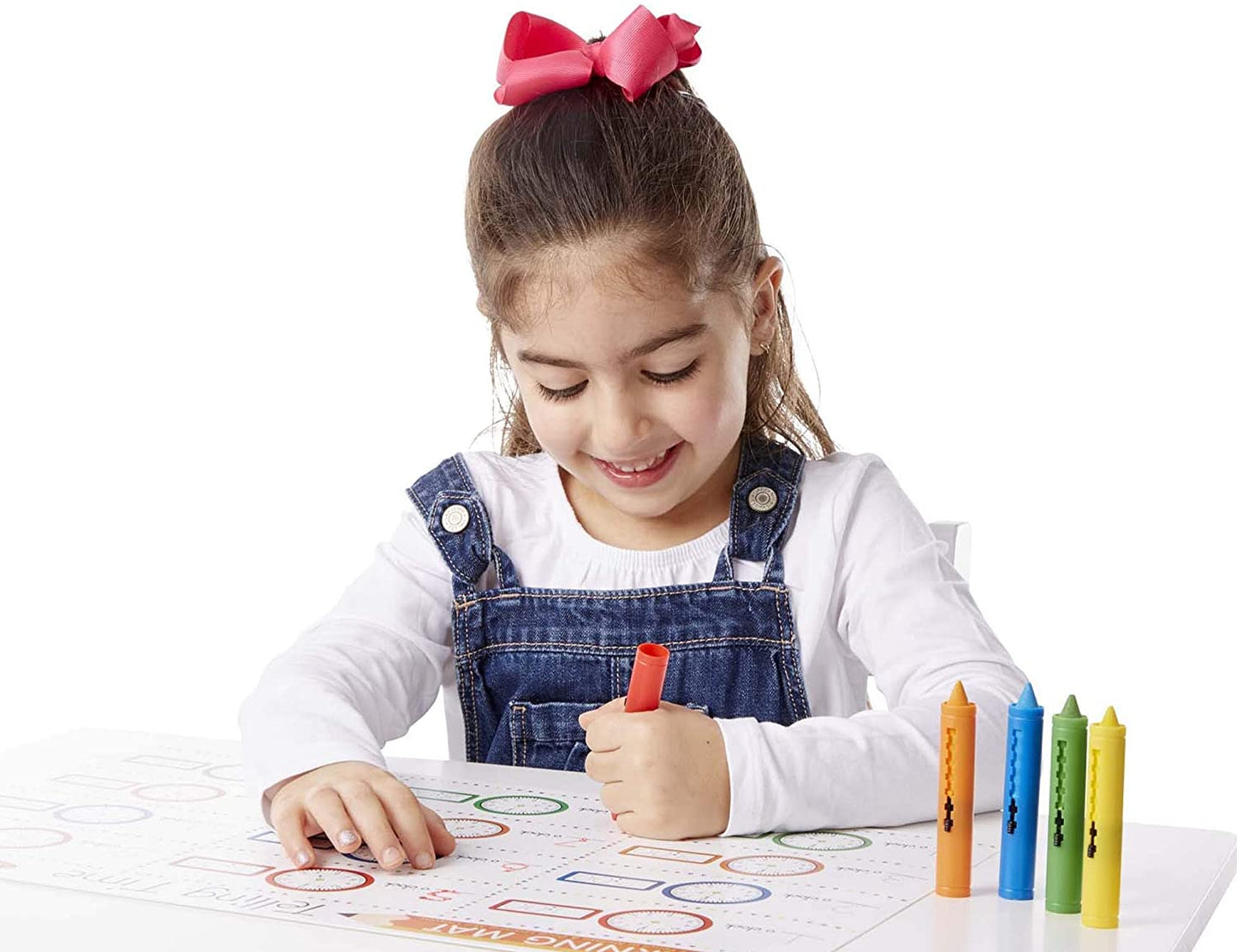 * Learning Mat Crayons