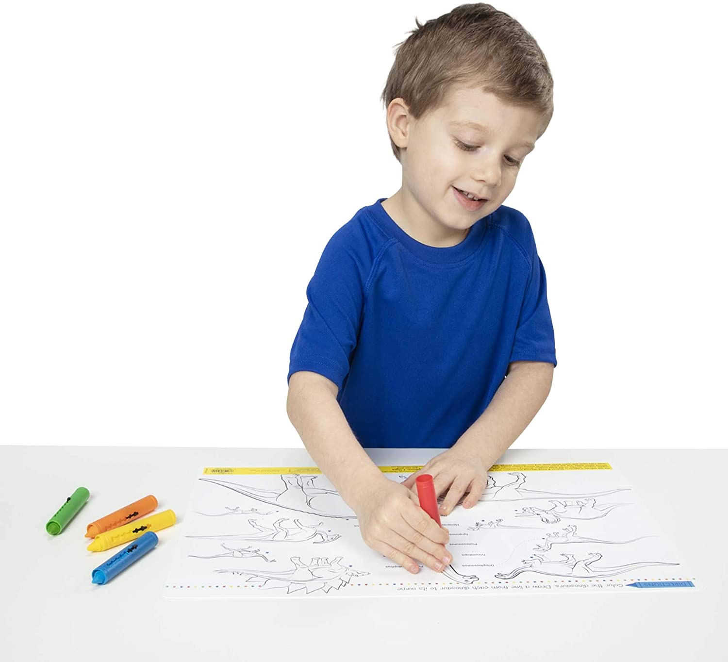 * Learning Mat Crayons