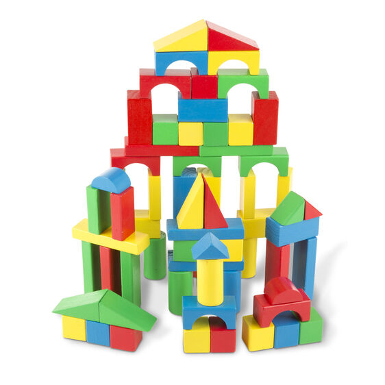 100 Piece Block Set Color