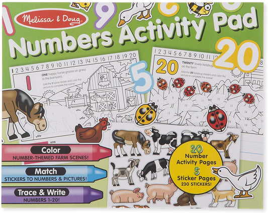 Sticker Pad Numbers