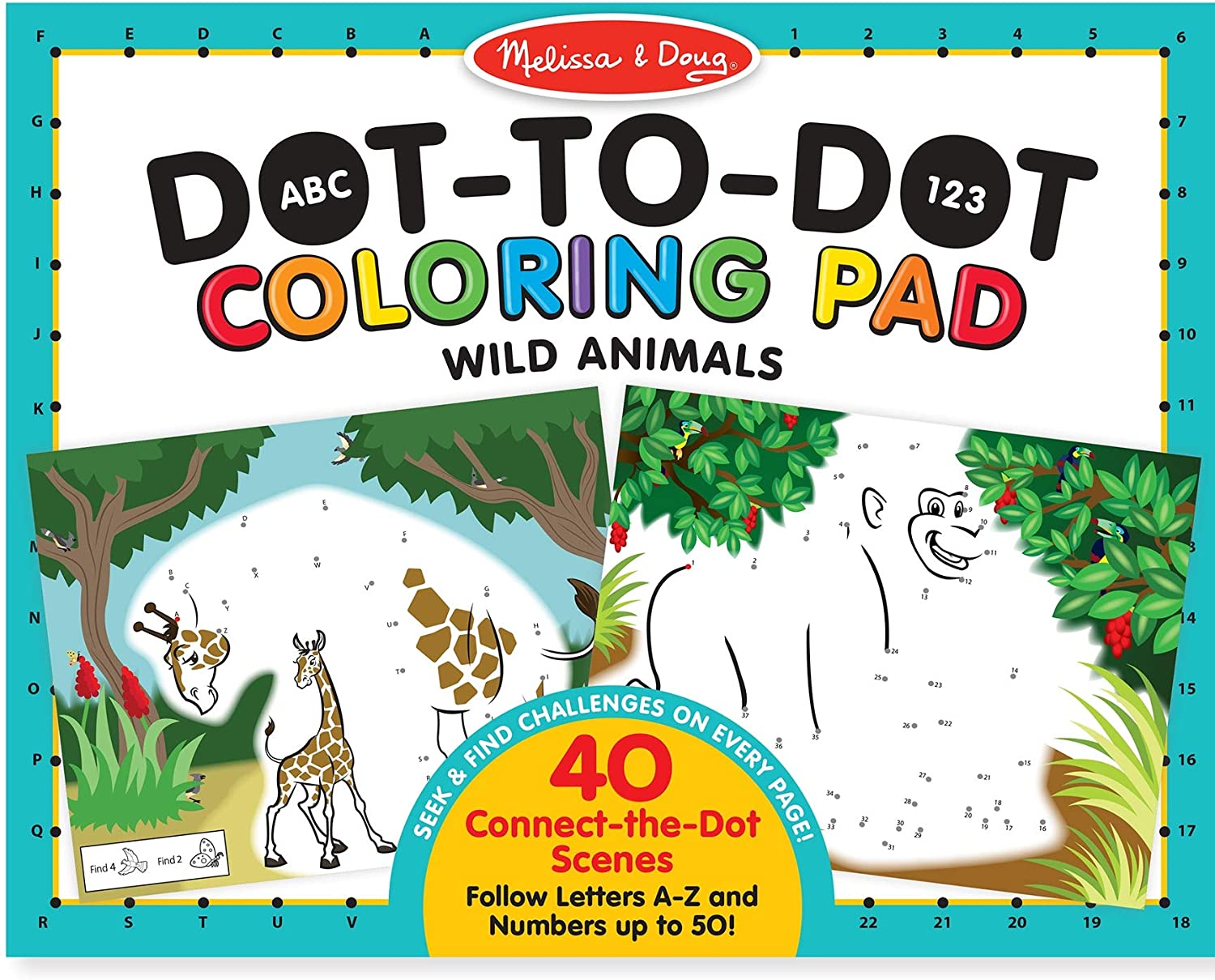 Dot to Dot Wild Animals
