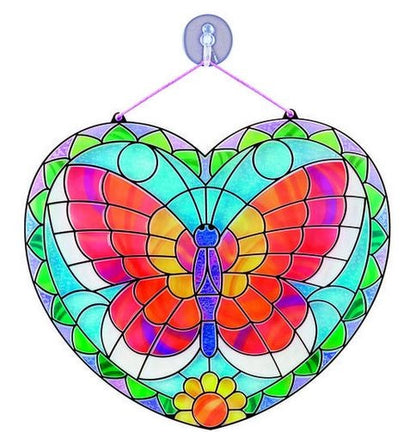 Sticker Glass Butterfly
