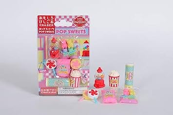 Candy Sweets Eraser Set