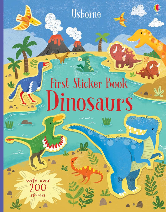 First Sticker Bk Dinosaur