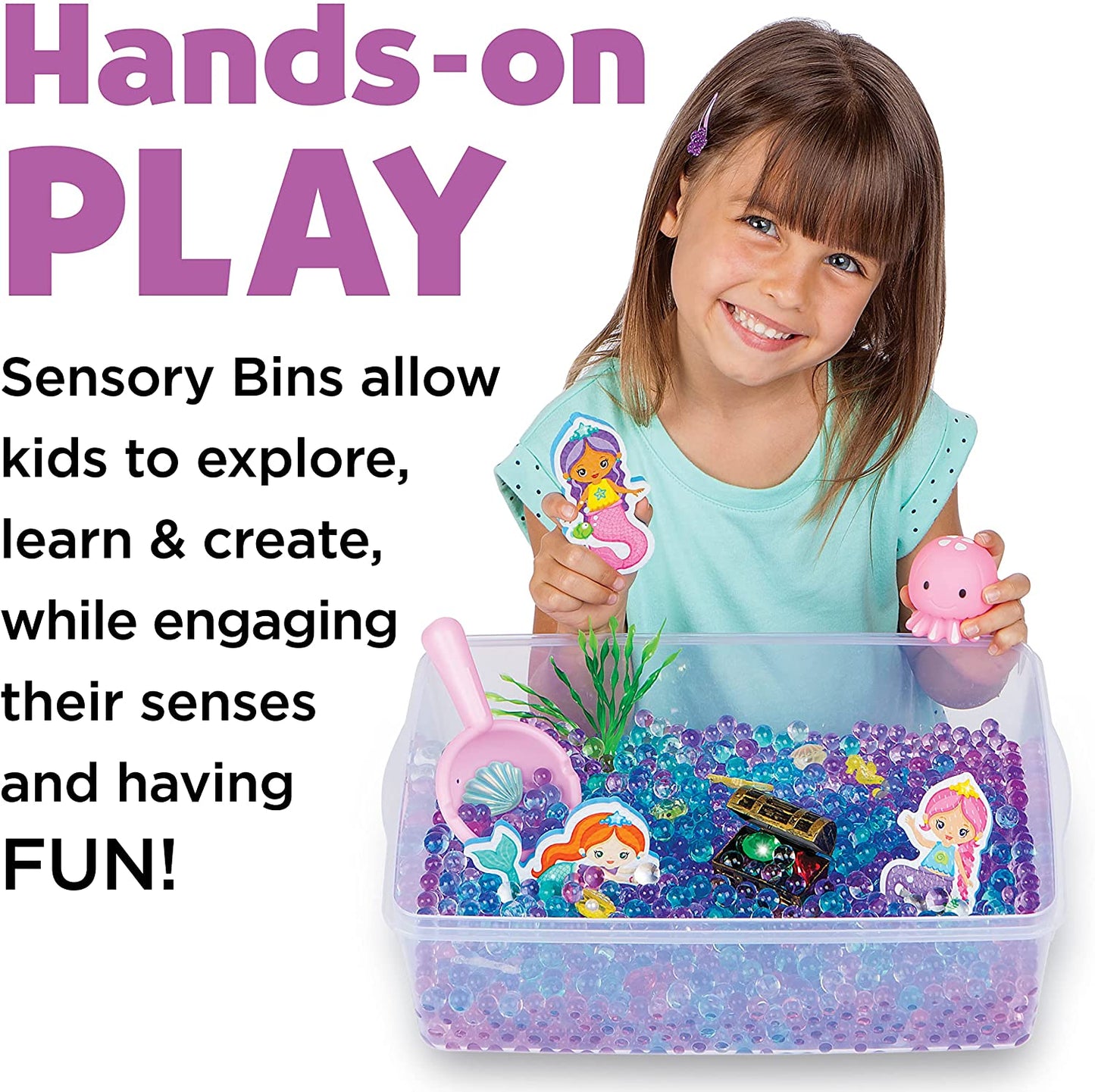 Sensory Bin Mermaid Lagoo