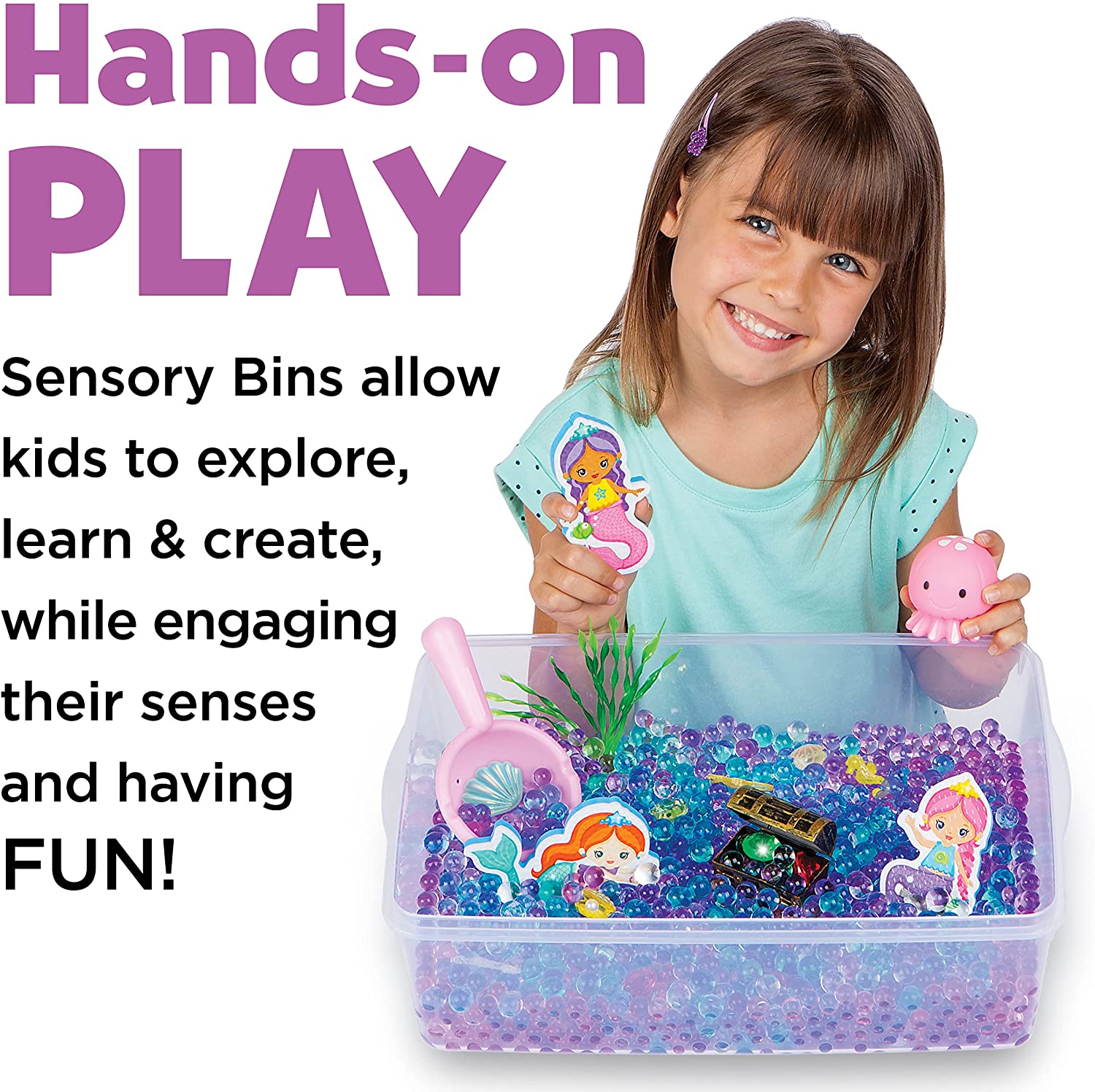 Sensory Bin Mermaid Lagoo