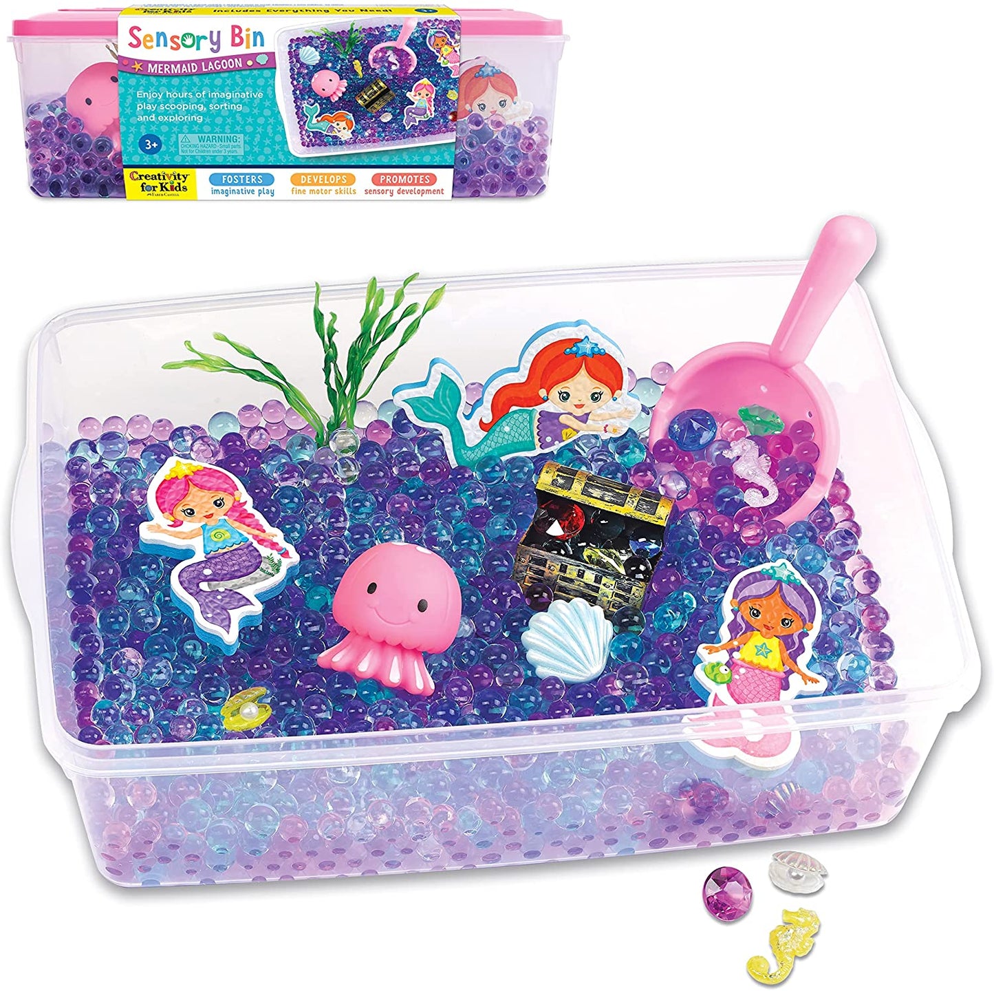 Sensory Bin Mermaid Lagoo