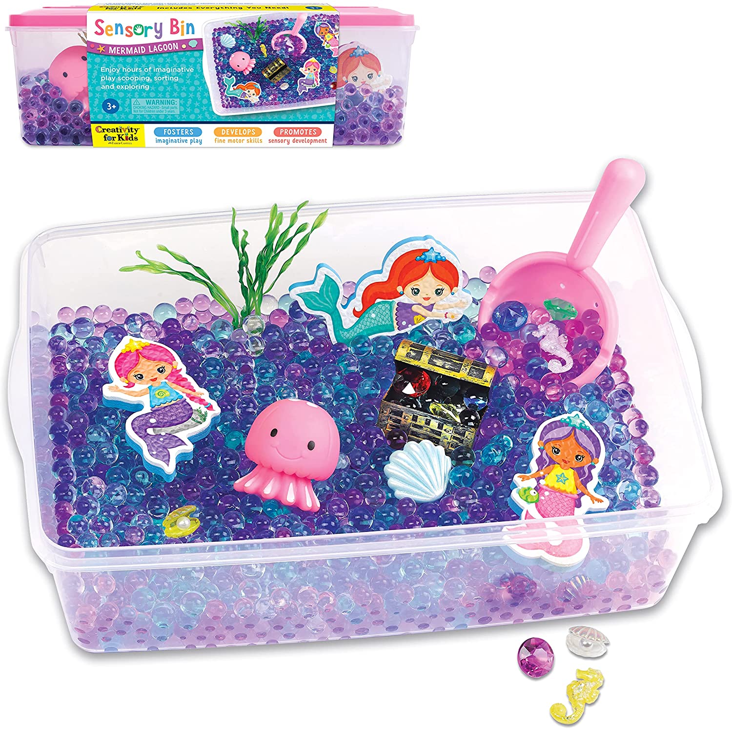 Sensory Bin Mermaid Lagoo