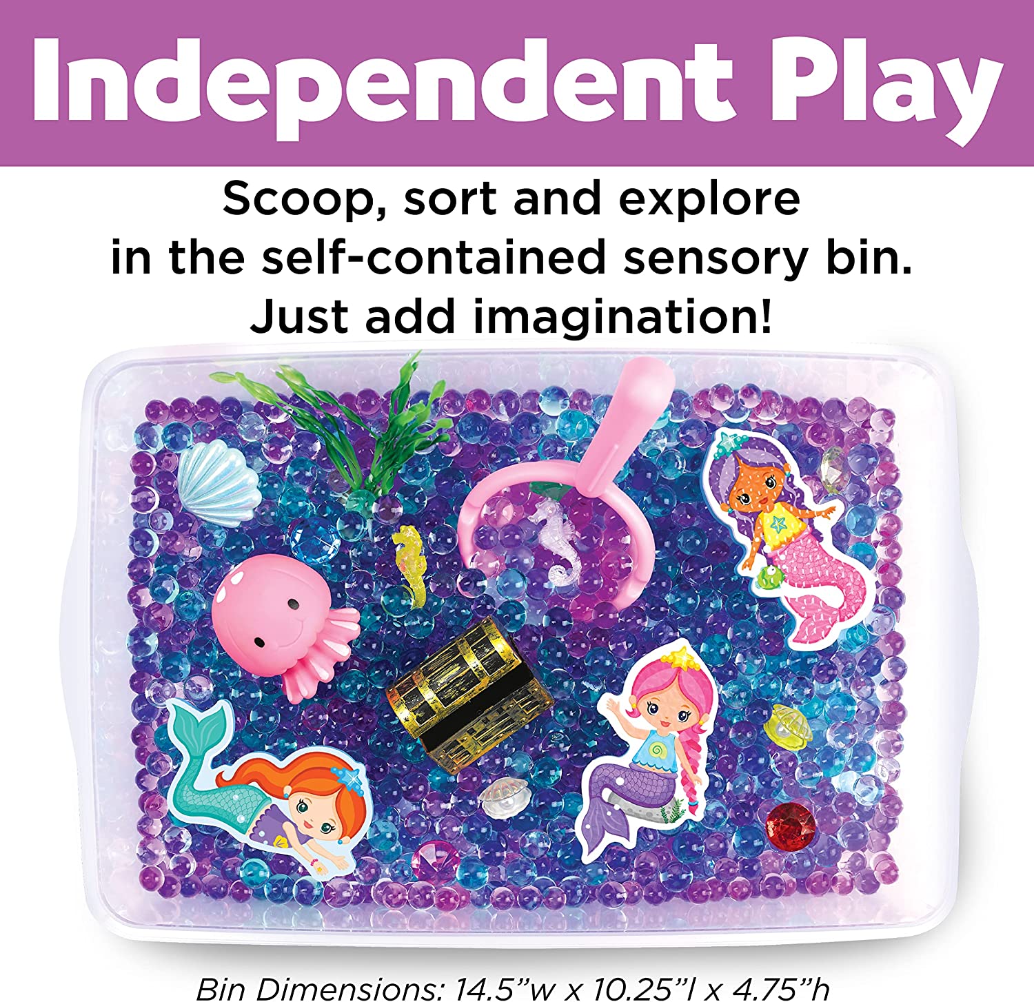 Sensory Bin Mermaid Lagoo
