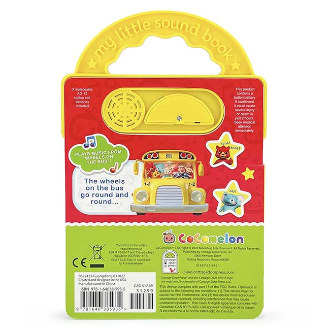 Cocomelon Wheels Bus Book