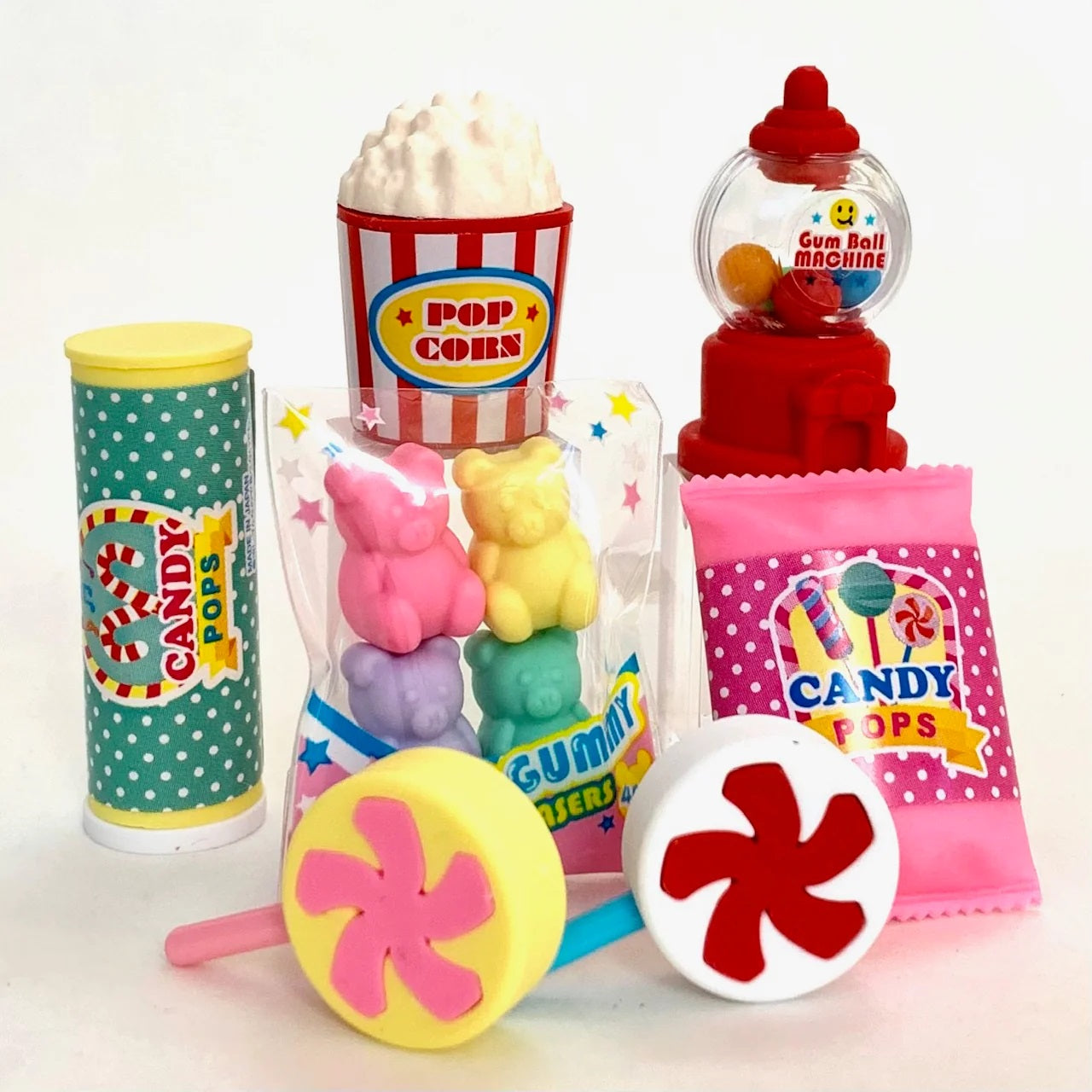 Candy Sweets Eraser Set