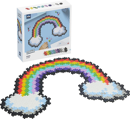 Puzzle by Number Rainbow