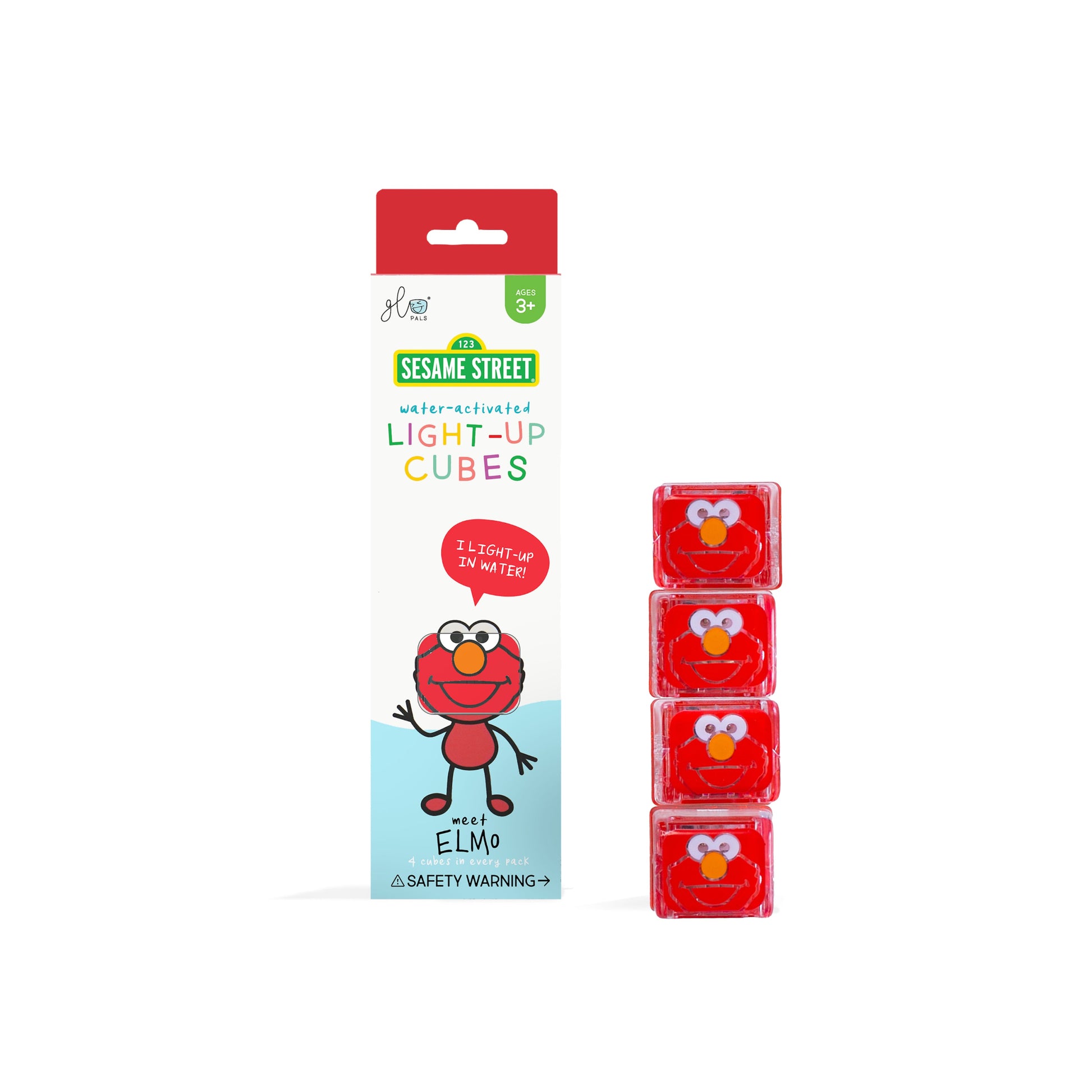Glo Pals Elmo Lightup 4pk