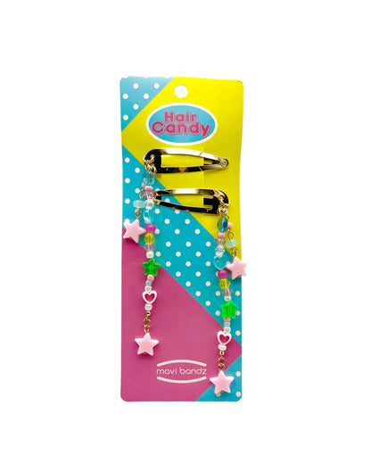 Hair Candy Stars Bead Cli