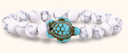 White Howlite Turtle
